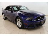2014 Deep Impact Blue Ford Mustang V6 Convertible #93983856