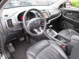 2012 Kia Sportage SX AWD Black Interior