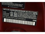 2006 SLK Color Code for Firemist Red Metallic - Color Code: 548