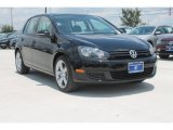 Black Volkswagen Golf in 2014