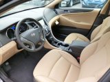 2014 Hyundai Sonata Hybrid Limited Camel Interior