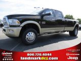 2014 Black Gold Pearl Ram 3500 Laramie Longhorn Crew Cab 4x4 Dually #94054078