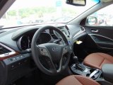 2014 Hyundai Santa Fe Limited AWD Black/Saddle Interior