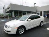 White Suede Ford Fusion in 2008