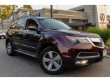 2011 Dark Cherry Pearl Acura MDX Technology #94133554