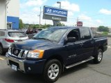 Navy Blue Metallic Nissan Titan in 2010