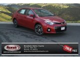 2014 Barcelona Red Metallic Toyota Corolla S #94175546