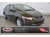 2014 Kona Coffee Metallic Honda Civic LX Sedan #94218760