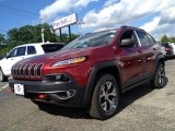 2014 Deep Cherry Red Crystal Pearl Jeep Cherokee Trailhawk 4x4 #94218728