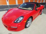 Guards Red Porsche Boxster in 2014