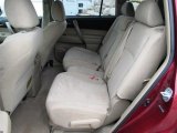 2008 Toyota Highlander Sport 4WD Rear Seat
