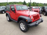 2014 Jeep Wrangler Sport S 4x4 Front 3/4 View