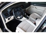 2010 Volkswagen Jetta TDI Sedan Cornsilk Beige Interior