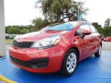 2012 Signal Red Kia Rio LX #94320390