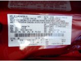 2014 C-Max Color Code for Ruby Red - Color Code: RR