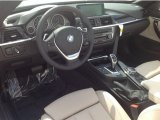 2014 BMW 4 Series 428i xDrive Convertible Oyster/Black Interior