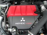 2014 Mitsubishi Lancer Evolution MR 2.0 Liter Turbocharged DOHC 16-Valve MIVEC 4 Cylinder Engine