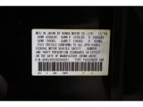 2005 TSX Color Code for Nighthawk Black Pearl - Color Code: B92P