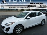 2011 Crystal White Pearl Mica Mazda MAZDA3 i Sport 4 Door #94428375