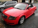 Brilliant Red Audi TT in 2003