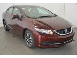 2014 Crimson Pearl Honda Civic EX Sedan #94515257