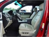 2013 Ford Explorer XLT Medium Light Stone Interior