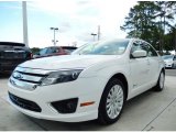 2012 White Platinum Tri-Coat Ford Fusion Hybrid #94552995