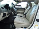 2012 Ford Fusion Hybrid Medium Light Stone Interior