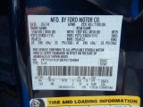 2014 F150 Color Code for Blue Jeans - Color Code: N1