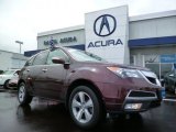 2011 Dark Cherry Pearl Acura MDX Technology #94592577