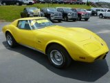 1975 Chevrolet Corvette Bright Yellow