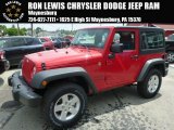 2014 Flame Red Jeep Wrangler Sport 4x4 #94592220