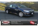 2014 Parisian Night Pearl Toyota Camry LE #94591936