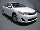 2014 Super White Toyota Camry LE #94592253