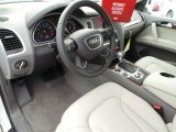 2014 Audi Q7 3.0 TFSI quattro Limestone Gray Interior