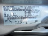 2014 C-Max Color Code for Ingot Silver - Color Code: UX
