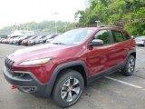 2014 Deep Cherry Red Crystal Pearl Jeep Cherokee Trailhawk 4x4 #94639287