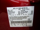 2014 Edge Color Code for Ruby Red - Color Code: RR