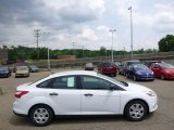 2014 Oxford White Ford Focus S Sedan #94701394