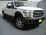 2015 White Platinum Ford F250 Super Duty Lariat Crew Cab 4x4 #94701542