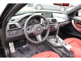 2014 BMW 3 Series 335i xDrive Sedan Coral Red/Black Interior