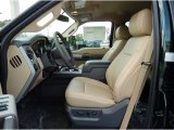 2015 Ford F350 Super Duty Lariat Crew Cab Adobe Interior