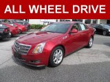 2009 Crystal Red Cadillac CTS 4 AWD Sedan #94772687
