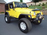 2006 Solar Yellow Jeep Wrangler Rubicon 4x4 #94806986