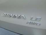 2006 Toyota Sienna LE AWD Marks and Logos
