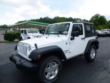 2014 Bright White Jeep Wrangler Sport 4x4 #94856019