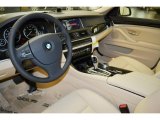 2014 BMW 5 Series 528i Sedan Venetian Beige Interior