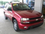 Majestic Red Metallic Chevrolet TrailBlazer in 2004