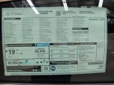 2014 Cadillac XTS Vsport Platinum AWD Window Sticker