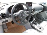 2015 Audi A3 2.0 Prestige quattro Titanium Gray Interior